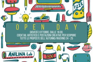 Scopri di più sull'articolo Giovedì 3 ottobre: open day lab, workshop e corsi in partenza nell’autunno 2024